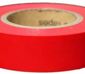 red electrical tape