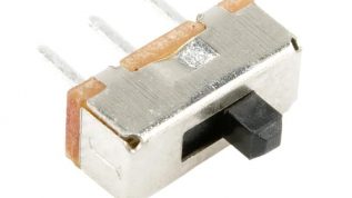 Micro slide switch