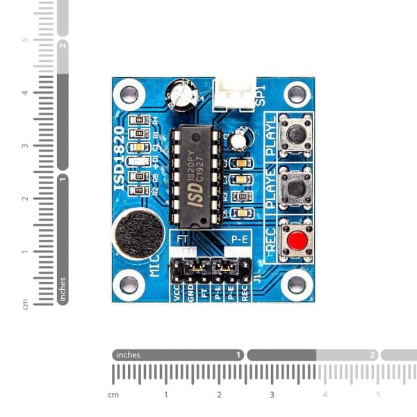 ISD1820 chip Microphones on the module 2